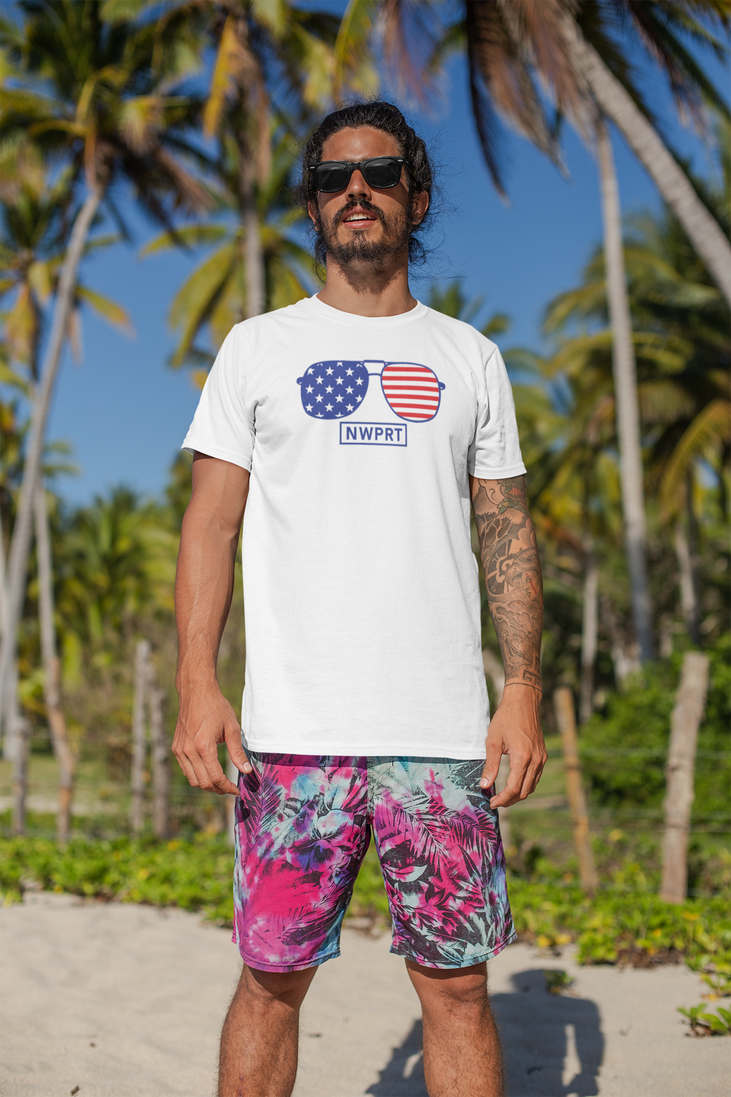 NWPRT USA Sunglass T Shirt