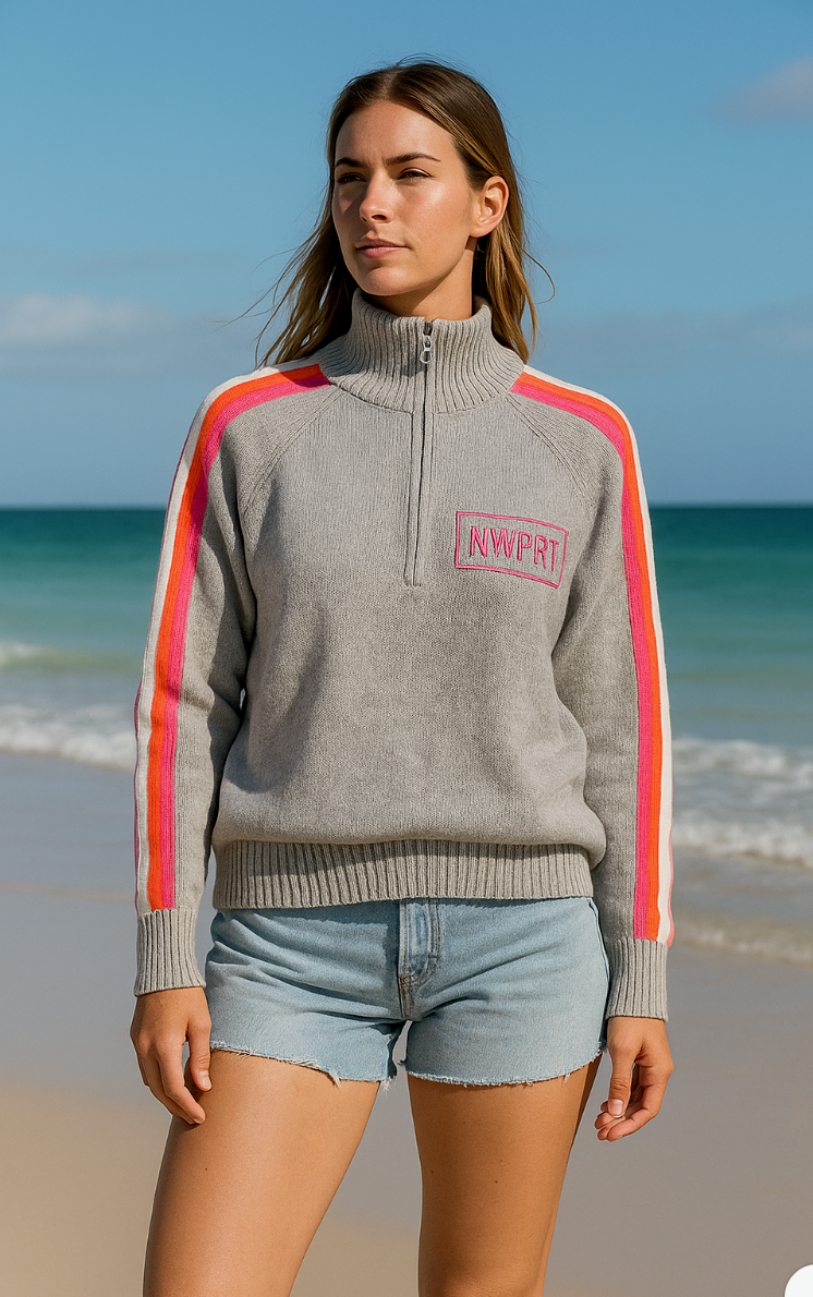 NWPRT Quarter-Zip Knit Sweater