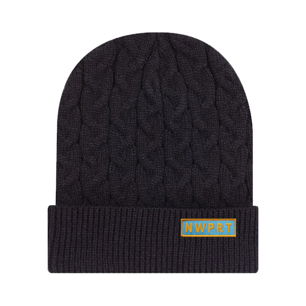 NWPRT Cable Beanie in Black