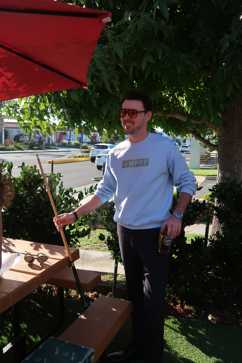 NWPRT Leeward Crew in Grey with Yellow & Blue Logo