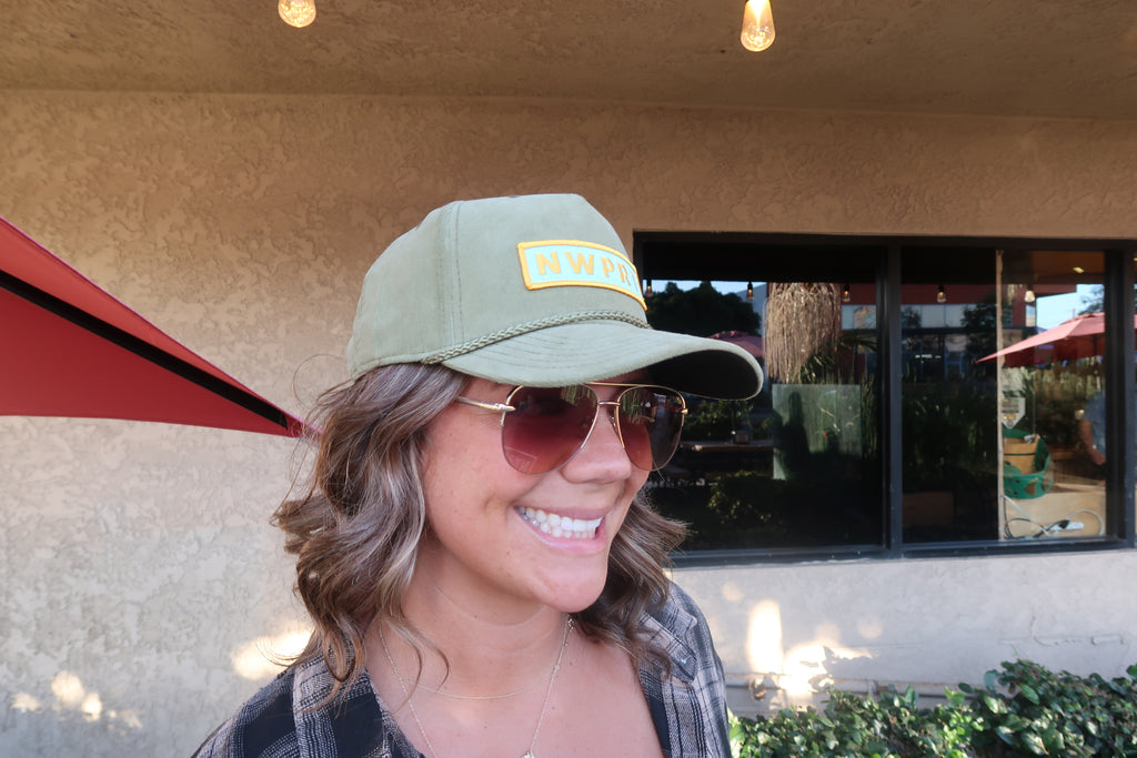 NWPRT Beacon Cord Dad Hat in Khaki