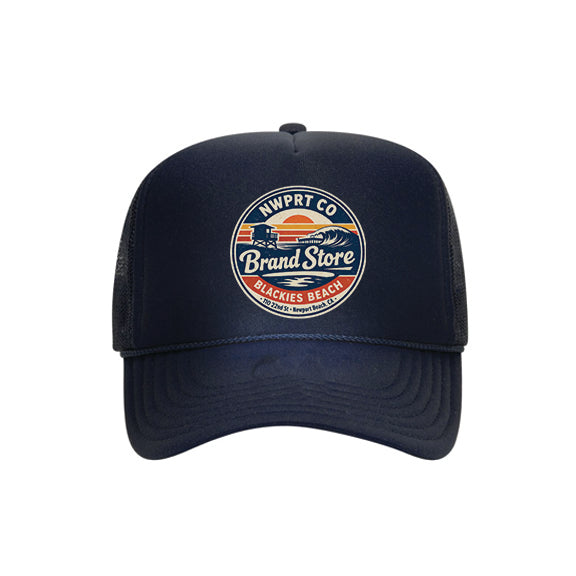 NWPRT Store Icon Trucker Mesh in Navy