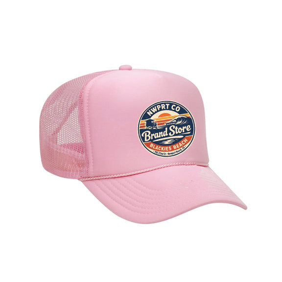 NWPRT Store Icon Trucker Mesh in Pink