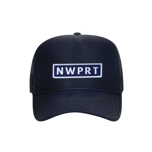NWPRT Icon Trucker Hat in Navy - Navy Patch