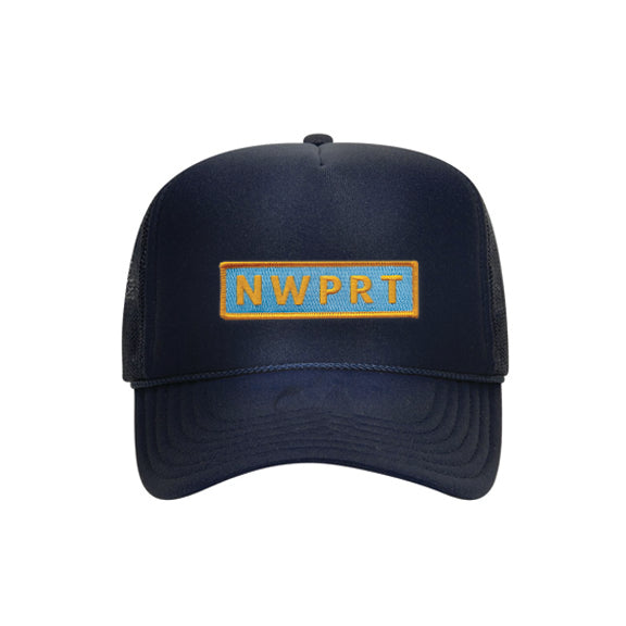 NWPRT Icon Trucker Hat in Navy - Yellow Patch