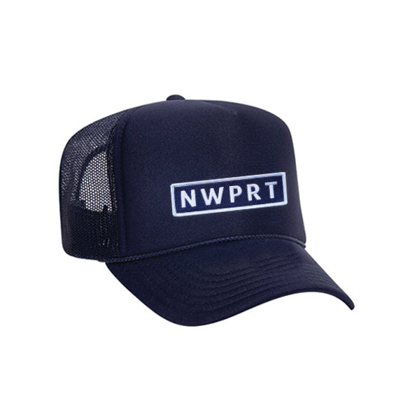 NWPRT Icon Trucker Hat in Navy - Navy Patch