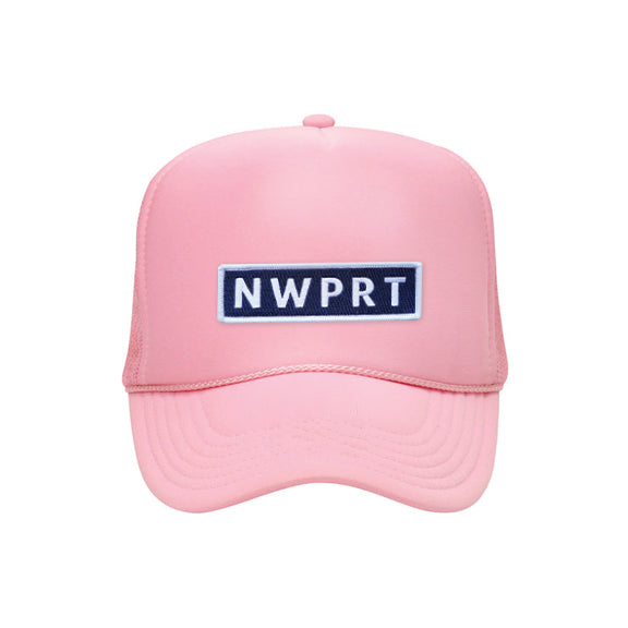 NWPRT Icon Trucker Hat in Light Pink
