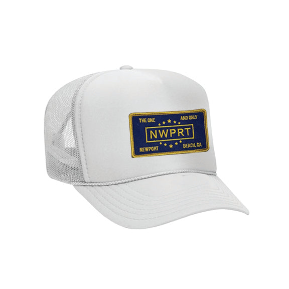 NWPRT The One and Only Hat  in White - Navy Patch
