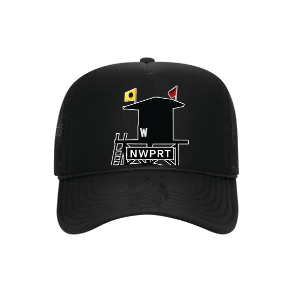 NWPRT Wedge Lifeguard Tower Hat - Black