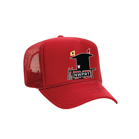NWPRT Wedge Lifeguard Tower Hat - Lifeguard Red