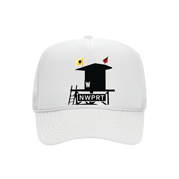 NWPRT Wedge Lifeguard Tower Hat - White