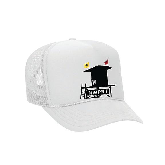 NWPRT Wedge Lifeguard Tower Hat - White