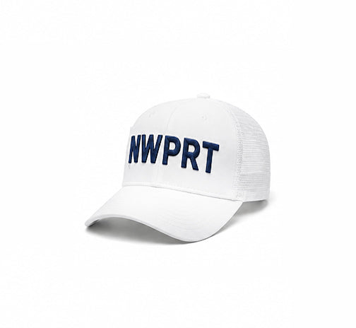 NWPRT Felt Logo Mesh Hat - White