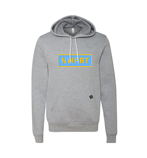 NWPRT Block Hoodie in Heather Grey