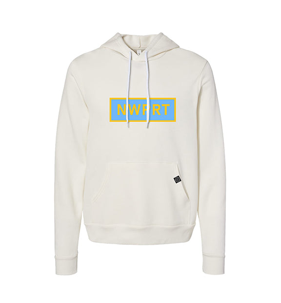 NWPRT Block Hoodie in Vintage White