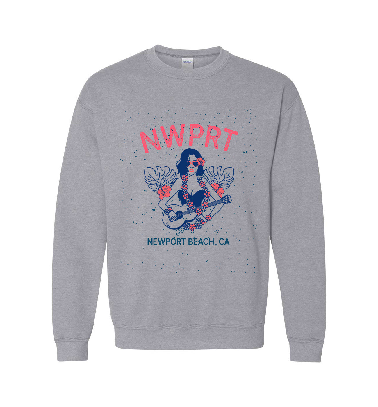 NWPRT Hula Girl Crew in Light Blue