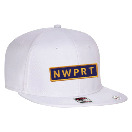 NWPRT / LA Purple and Gold Snapback in White