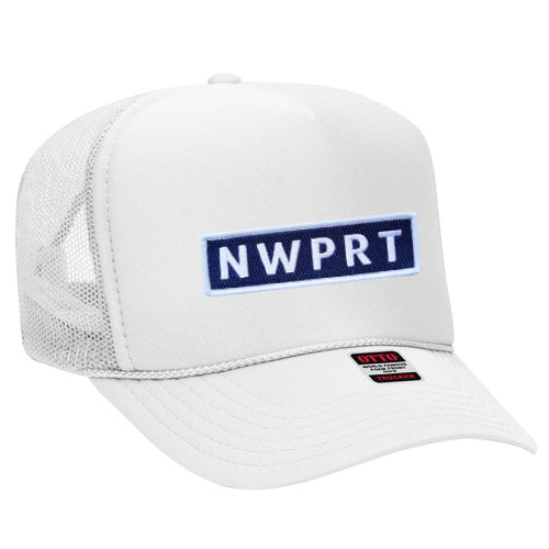NWPRT Highline Trucker Hat in White