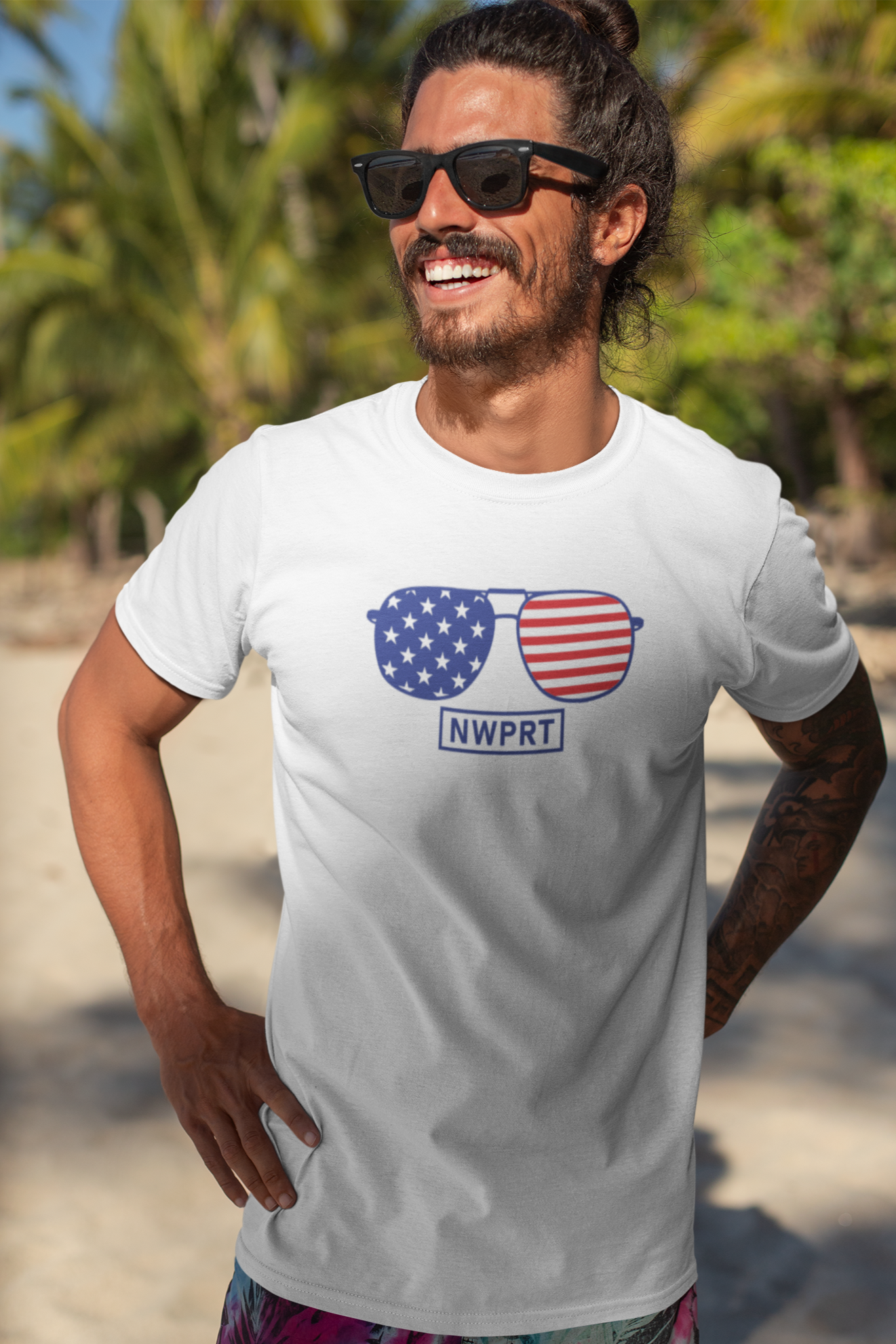 NWPRT USA Sunglass T Shirt