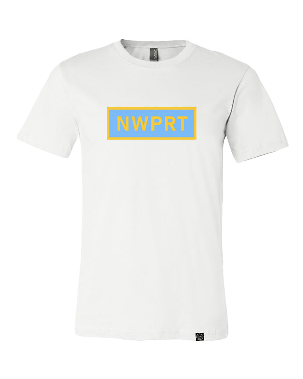 The NWPRT Crest Logo Short Sleeve Tee in White