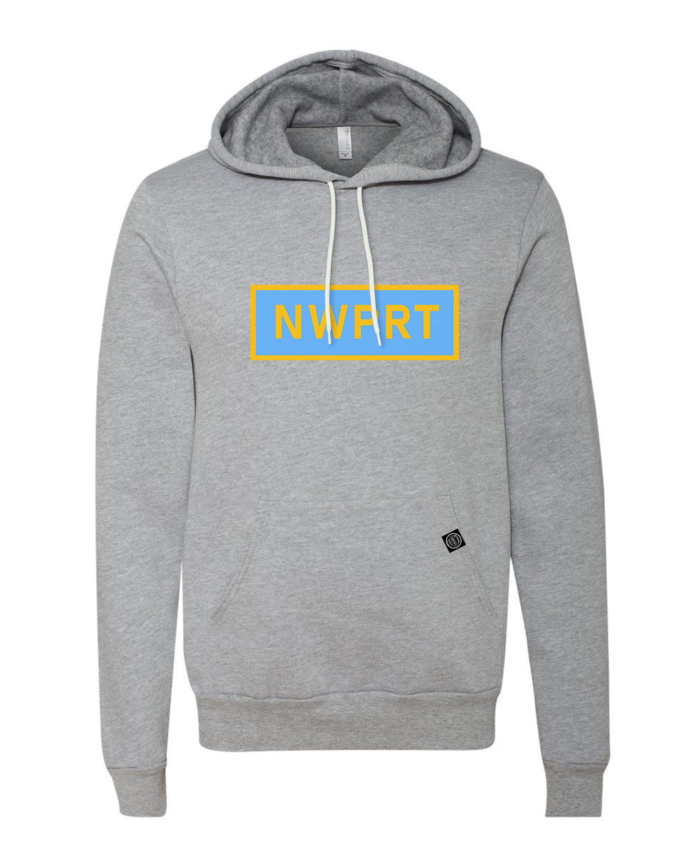 NWPRT Block Hoodie in Heather Grey