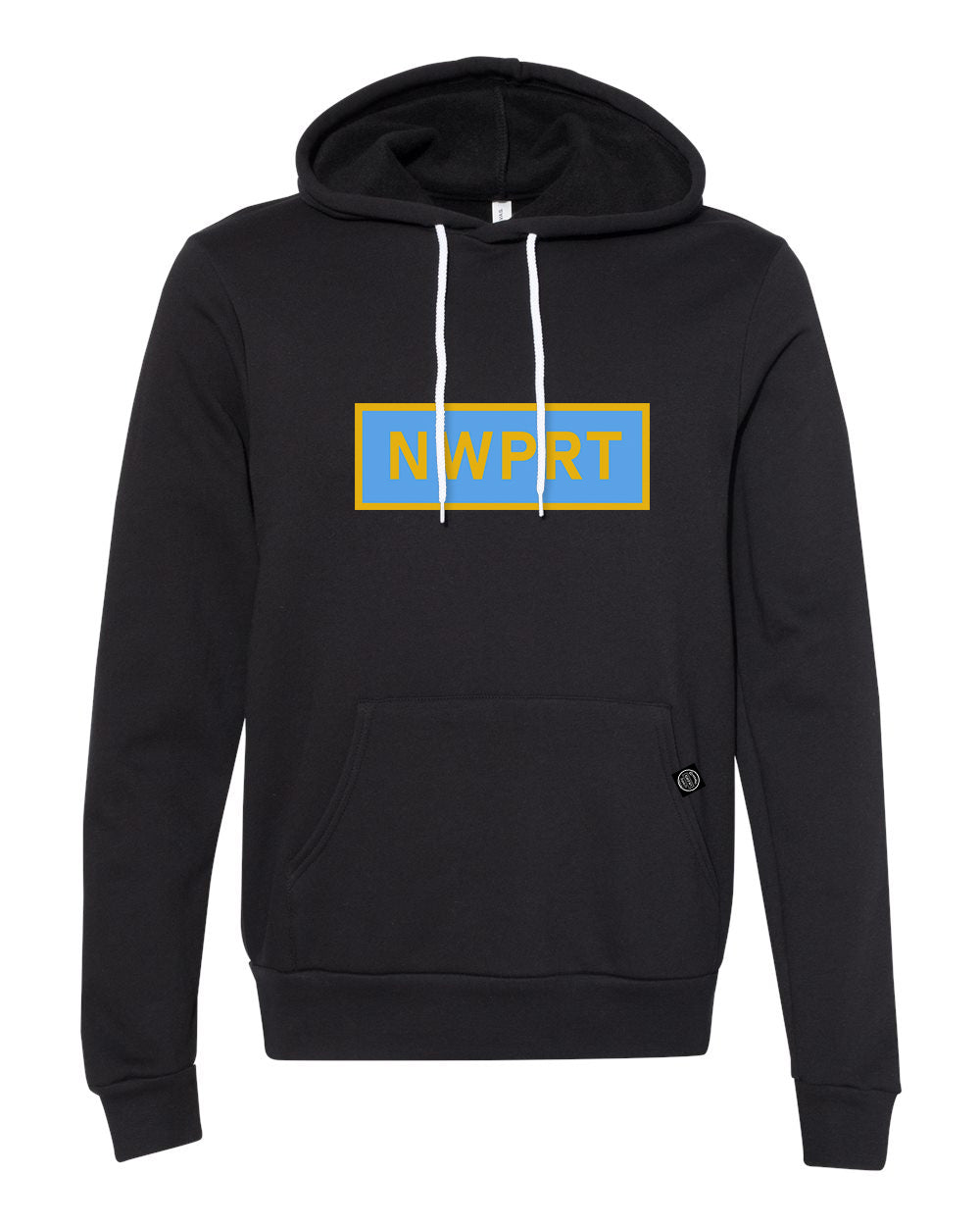 NWPRT Block Hoodie in Black