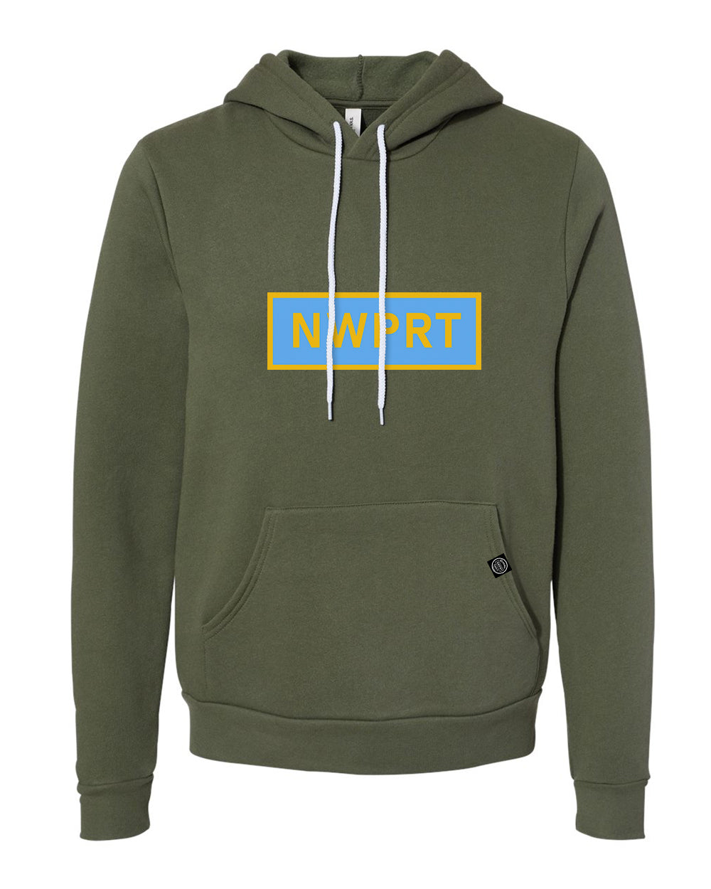 NWPRT Block Hoodie in Army Green