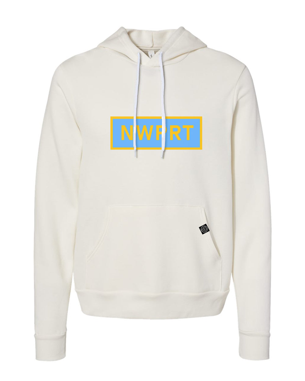 NWPRT Block Hoodie in Vintage White